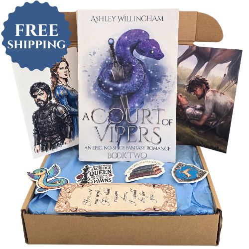 A Court of Vipers (Signed Paperback + Swag) War of Crowns: Book 2