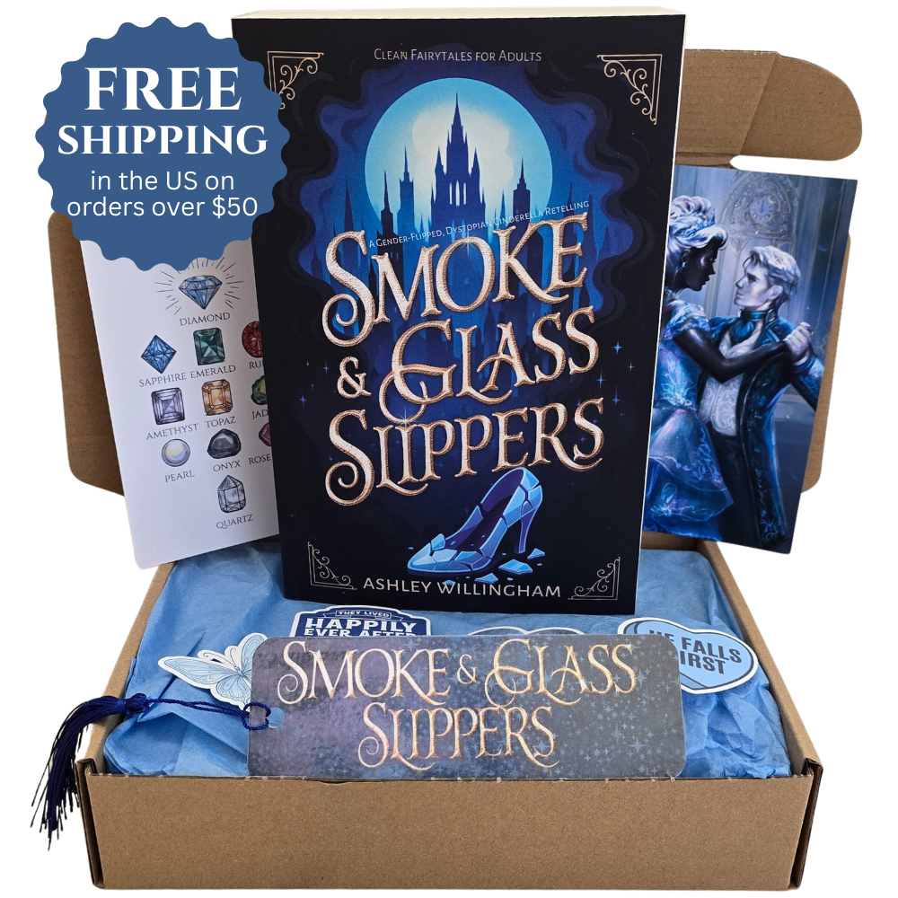 Smoke and Glass Slippers (Signed Paperback + Swag) Clean Fairytales for Adults