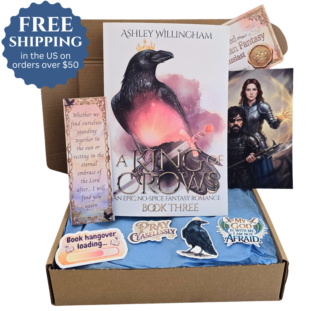 A King of Crows (Signed Paperback + Swag) War of Crowns: Book 3