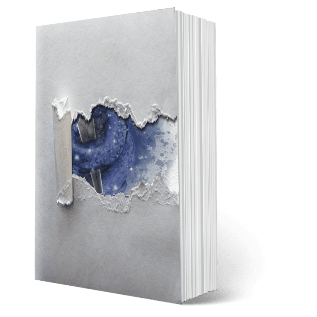 A picture of a wrapped book teasing the cover for A War of Crowns: Book 2