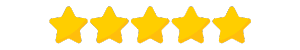 5 stars A picture of 5 stars