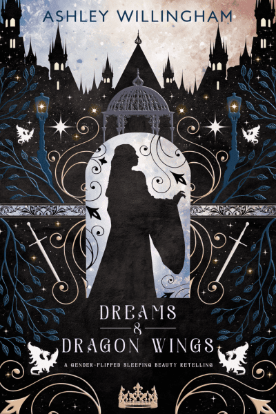 A picture of the cover of Dreams and Dragon Wings by Ashley Willingham