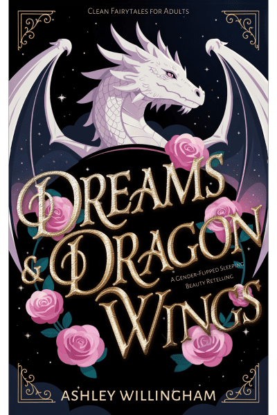 The ebook cover for Dreams and Dragon Wings by Ashley Willingham